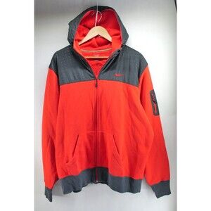 Nike Athletic Dept Zip‎ Up Men's Hoodie Jacket Size 2XL Red